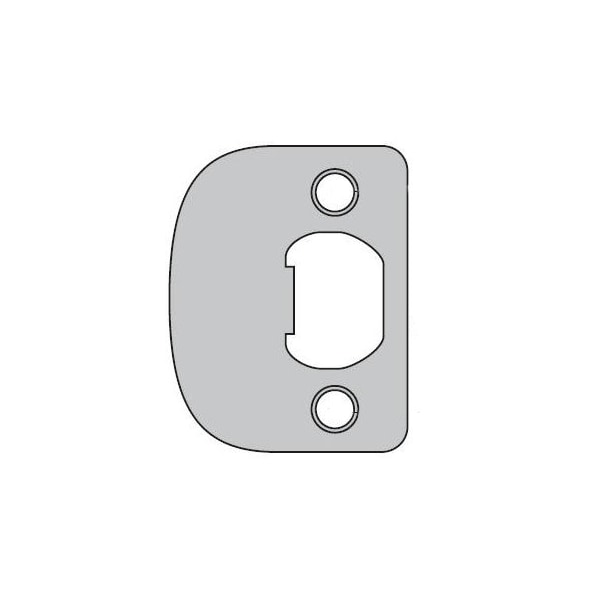 Plainlatch and Deadlatch Strike, Satin Nickel